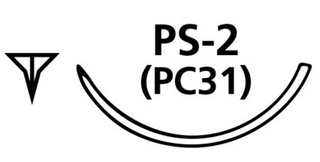 SUTURE PGA 5/0 PS2 NEEDLE /12