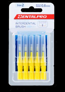 ID Brush 2 SS 0.8mm Yellow DentalPro