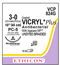 SUTURE VICRYL PLUS 3/0 19MM CC/12