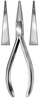 PLIERS FLAT NOSE SERRATED 140MM