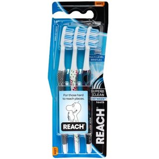 REACH BETWEEN TOOTHBRUSH SOFT TRIPAK /3