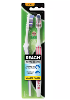 Total Clean Toothbrush Soft 2 Pack /10