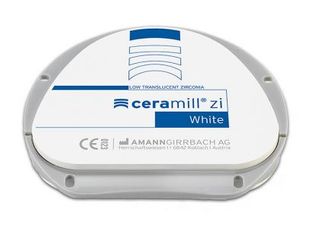 CERAMILL ZI (ZIRCONIA) WHITE 16MM 71