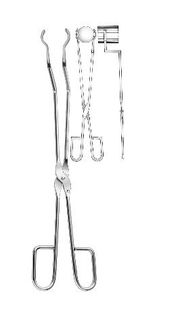 CRUCIBLE FLASK TONGS 550MM