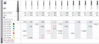 INTENSIV DIAMOND BUR 113NG GOLD (847-022) FG/6