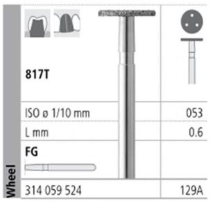 INTENSIV DIAMOND BUR 129A STD (817T-053) FG/6