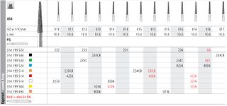 INTENSIV DIAMOND BUR 233C COARSE (850-012) FG/6