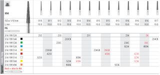 INTENSIV DIAMOND BUR 233C COARSE (850-012) FG/6