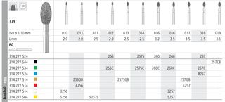 INTENSIV DIAMOND BUR 257 STD (379-018) FG/6