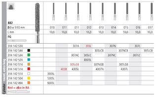 INTENSIV DIAMOND BUR 305LC COARSE (882-012) FG/6