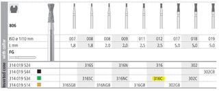 INTENSIV DIAMOND BUR 316C COARSE (806-012) FG/6