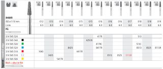 INTENSIV DIAMOND BUR 3525 W/FINE (846KR-016) FG/6