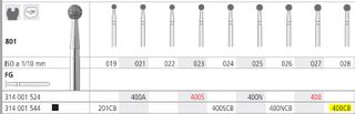 INTENSIV DIAMOND BUR 400CB XCOARSE (801-028) FG/6