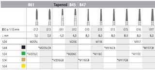 INTENSIV DIAMOND BUR 117 MINI CRSE (847-016) FG/6