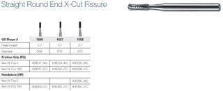 1557-5 FG JET CARBIDE DOME FISS X CUT