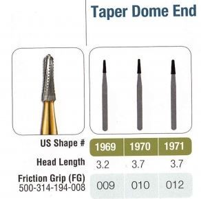 1969-5 FG JET CARBIDE DOME T/FISS /5