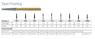 7702-5 FG JET CARBIDE TAPER FINISH PKT 5