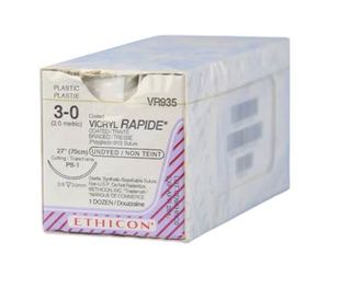 SUTURE VICRYL RAPIDE 3/0 PS-1 70CM