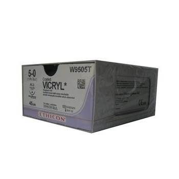 SUTURE VICRYL 5/0 16MM CCPRIME/24