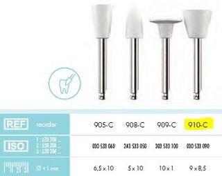 CGI PREPOLISHER WIDE CUP WHITE /12