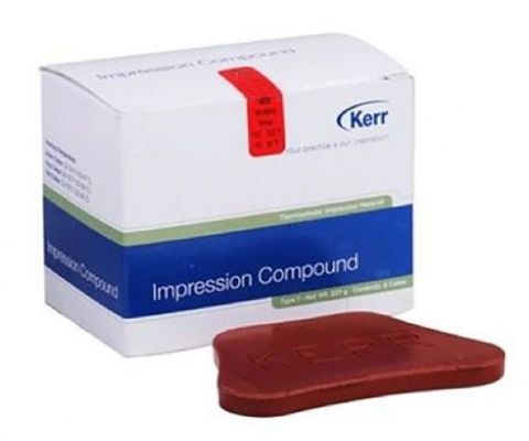 KERR IMPRESSION COMPOUND RED CAKE 227G/8