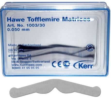 TOFFLEMIRE MATRICES NO.3 0.050MM PKT 30