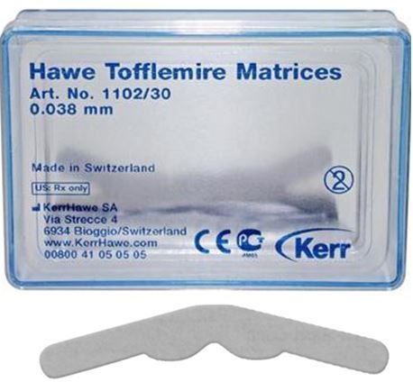 TOFFLEMIRE MATRICES NO.2 0.038MM PKT 30