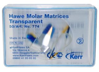 TRANSPARENT MOLAR MATRIX BANDS /50