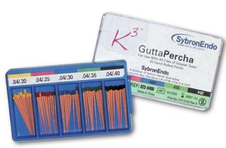 K3 GUTTA PERCHA TAPER .04 ASST PKT 50