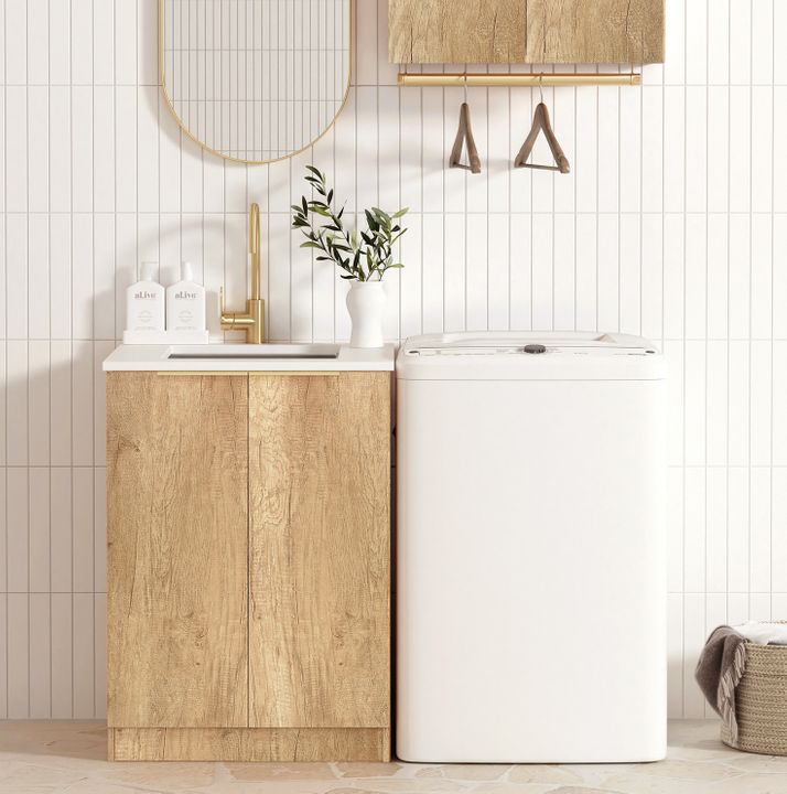 Byron/Bondi Natural Oak Laundry