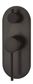 Roul Diverter Shower Mixer Gun Metal