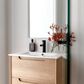 Byron 750mm Natural Oak Wall Hung Vanity with Mont Blanc 60mm Top 12TH