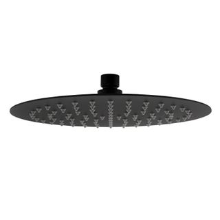 Pavia 300mm Matte Black Shower Head Stainless Steel Round