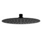 Pavia 300mm Matte Black Shower Head Stainless Steel Round