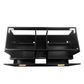 Marlo 1200mm Matte Black Wall Hung Vanity with Mont Blanc Top 12TH