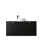 Marlo 1200mm Matte Black Wall Hung Vanity with Empire Black Top 10TH