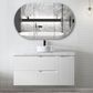 Noosa 1200mm Satin White Wall Hung Vanity with Mont Blanc Top 12TH