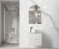 Noosa 600mm Satin White Wall Hung Vanity with Mont Blanc Top 10TH