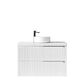 Noosa 900mm Satin White Wall Hung Vanity with Mont Blanc 60mm Top 10TH