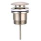 Universal Mushroom Pop Up Waste Brushed Nickel 32mmPop Up Waste