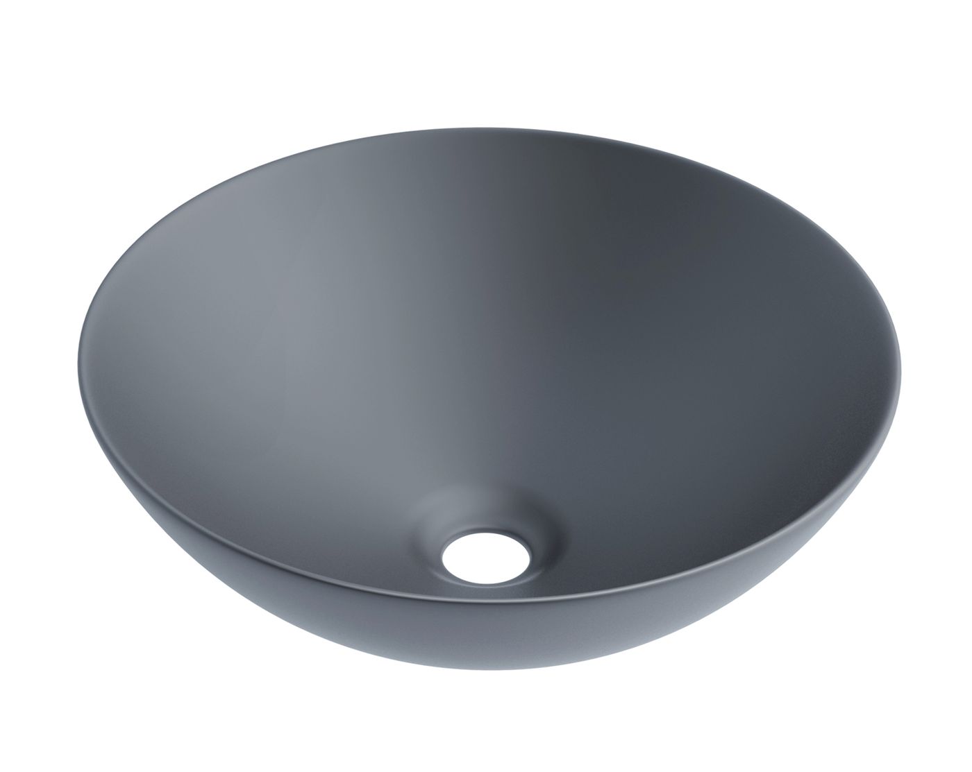 Bondi 400x400x135 Matte Grey Basin