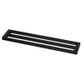 Taran 600mm Black Double Towel Rail