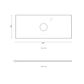 Marlo 1200mm Matte Black Wall Hung Vanity with Empire Black Top 2TH