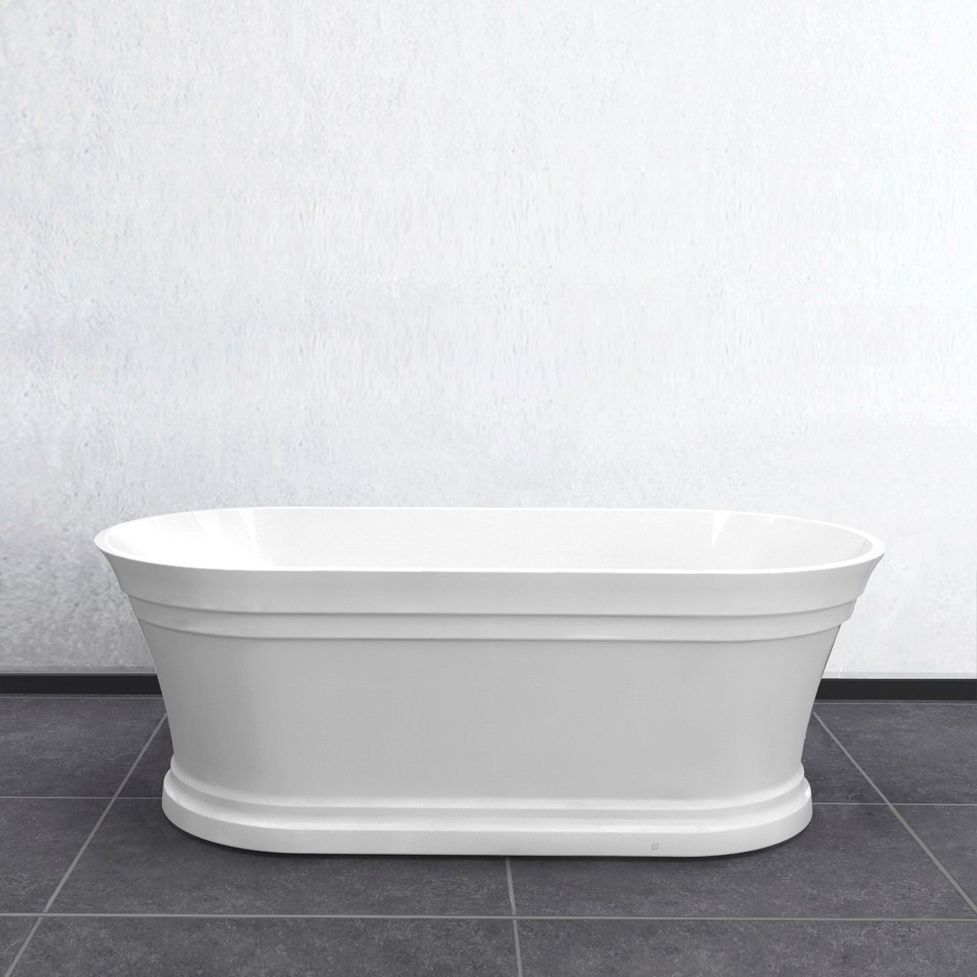 Hampton 1500x750x560 Gloss White Bathtub NF