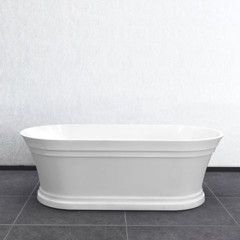 Hampton 1700x800x560 Gloss White Bathtub NF