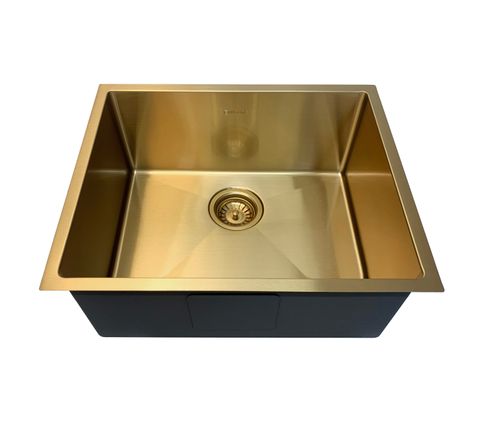 Axon Sink 52S 520x440x220 Brushed Dark Gold