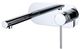 Roul Wall Basin Mixer Chrome