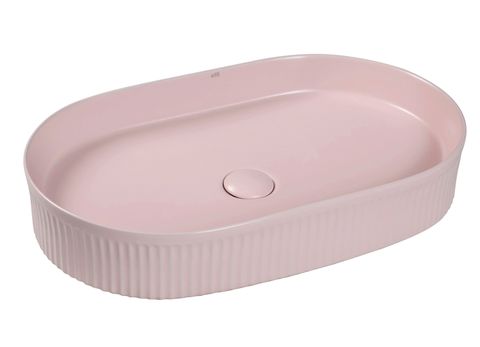 Kensington Oval 580x360x120 Matte Pink Basin