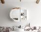 LED Bondi 900x600 White Shaving Cabinet