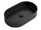 Kensington Oval 560x350x120 Matte Black Basin